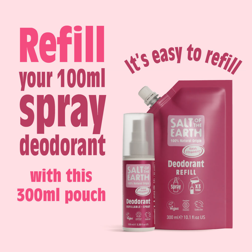 Fresh Strawberry Spray Refill Pouch 300ML