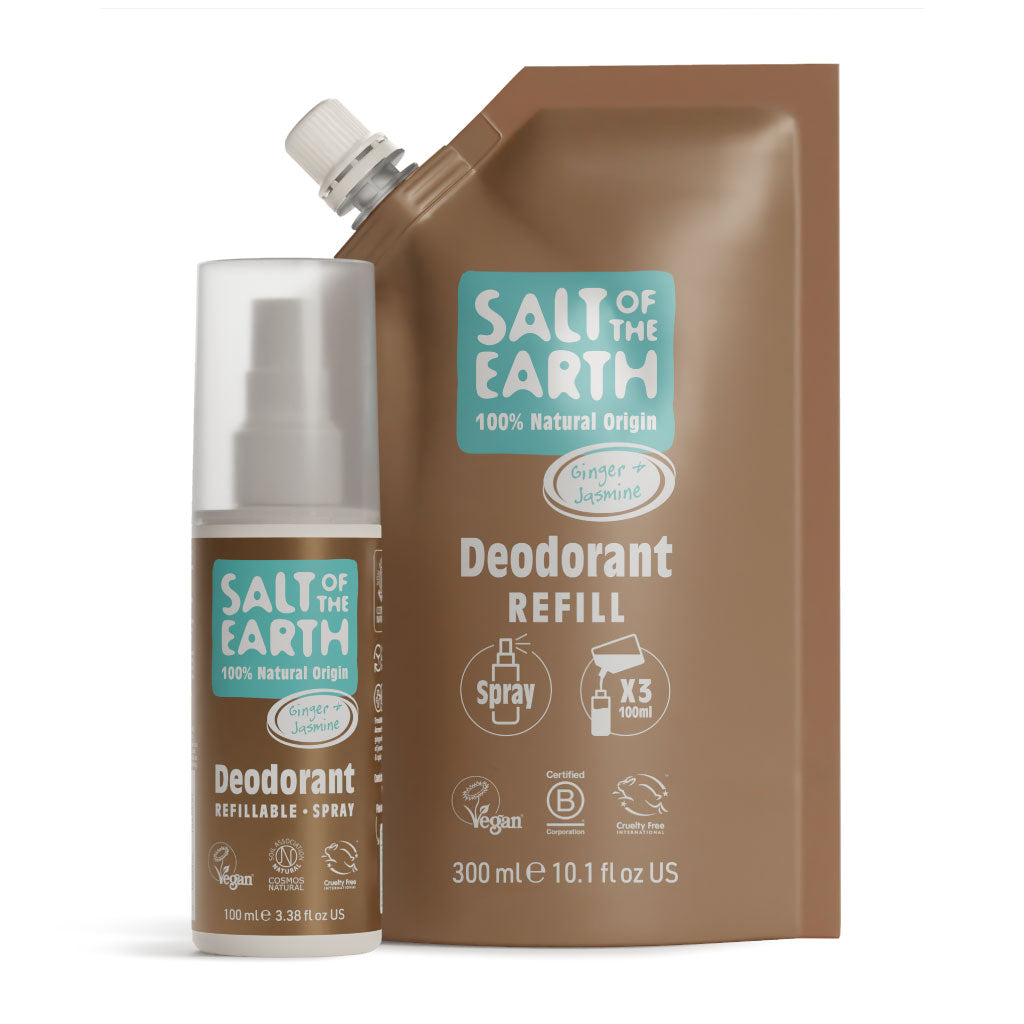 Ginger & Jasmine Spray Refill Pouch 300ML