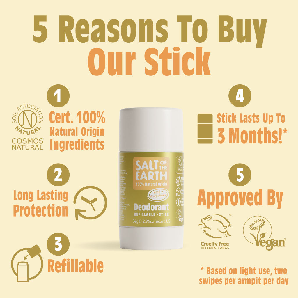 Neroli & Oranjebloesem Natuurlijke Deodorant Stick