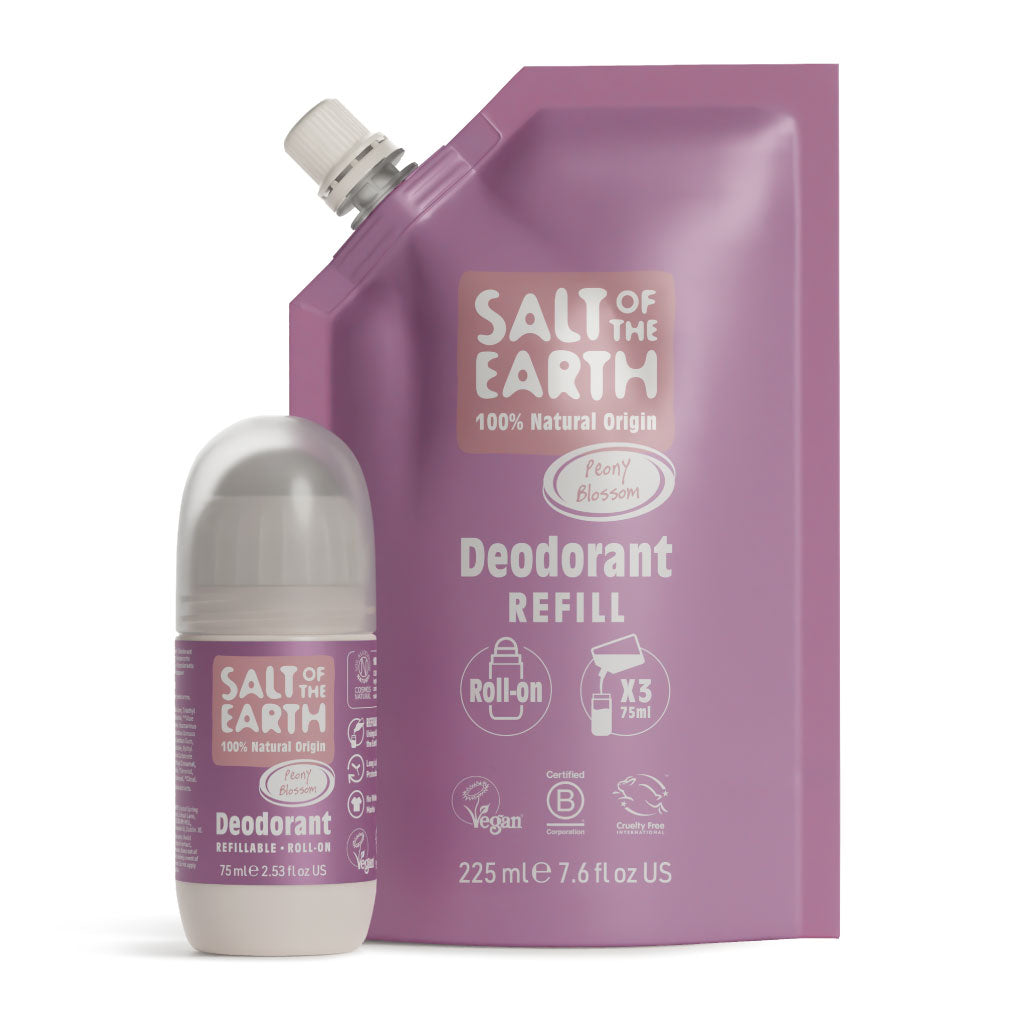 Peony Blossom Roll-On Refill Pouch 225ML