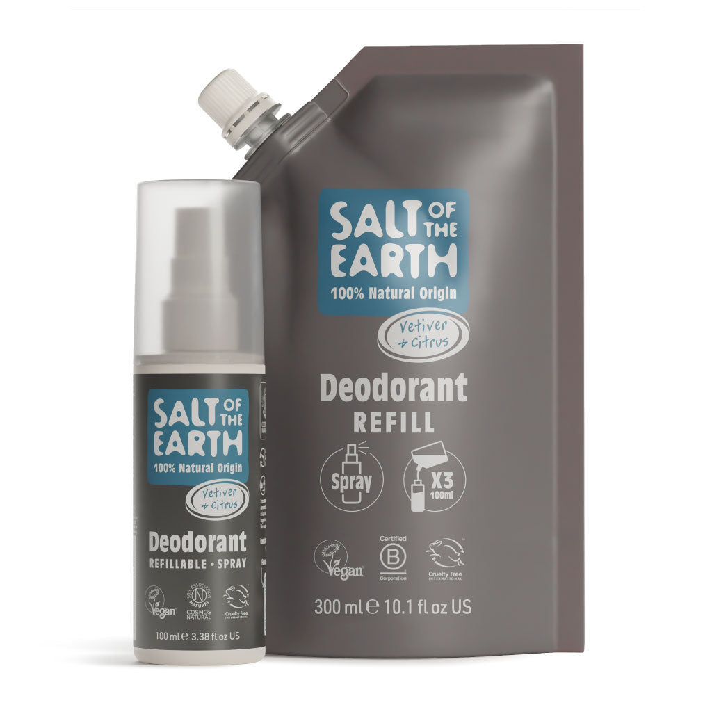 Vetiver & Citrus Spray Refill Pouch 300ML