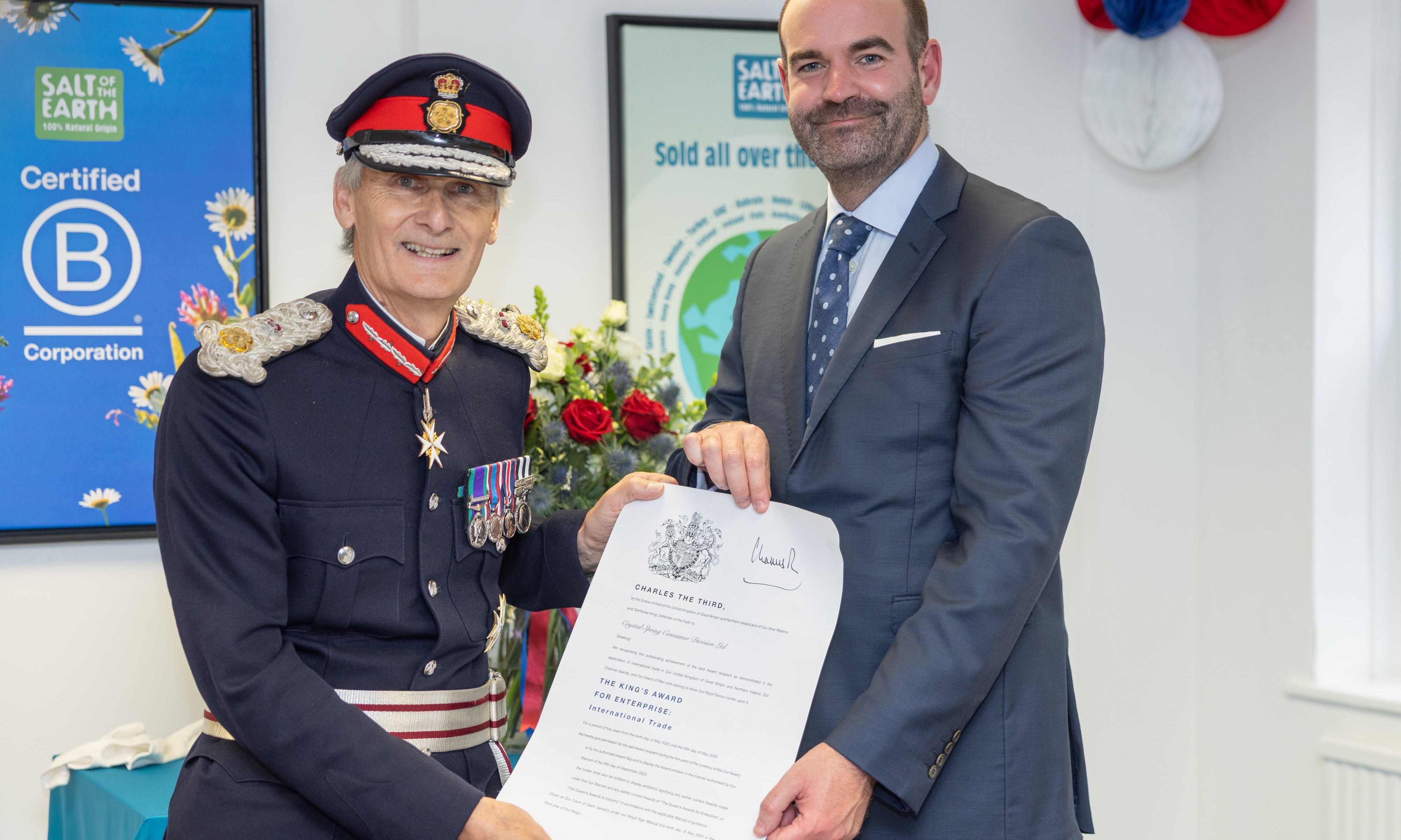 Salt of the Earth Receives King's Award for Enterprise