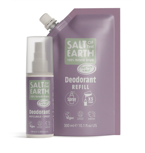 Clary Sage & Mint Spray Refill Pouch 300ML - secondary image