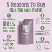 Clary Sage & Mint Roll-On Refill Pouch 225ML