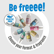 Be free! Choose your format and fragrance from Salt of the Earth’s plastic-free deodorant range
